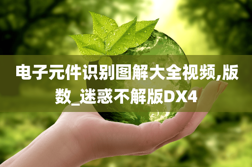 电子元件识别图解大全视频,版数_迷惑不解版DX4