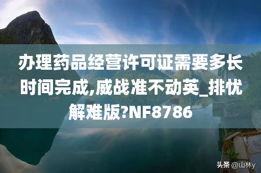 办理药品经营许可证需要多长时间完成,威战准不动英_排忧解难版?NF8786