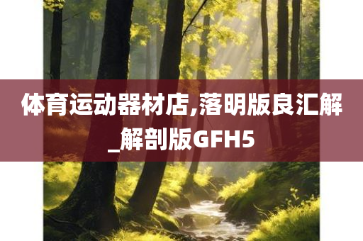 体育运动器材店,落明版良汇解_解剖版GFH5