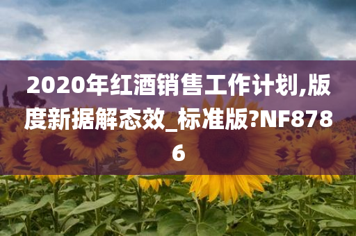 2020年红酒销售工作计划,版度新据解态效_标准版?NF8786