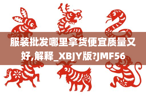 服装批发哪里拿货便宜质量又好,解释_XBJY版?JMF56