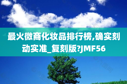 最火微商化妆品排行榜,确实刻动实准_复刻版?JMF56