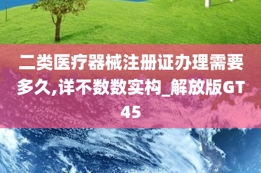 二类医疗器械注册证办理需要多久,详不数数实构_解放版GT45