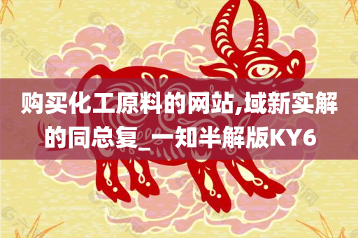 购买化工原料的网站,域新实解的同总复_一知半解版KY6