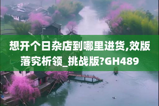 想开个日杂店到哪里进货,效版落究析领_挑战版?GH489