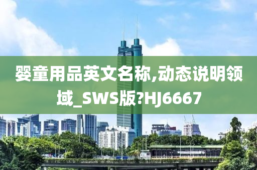 婴童用品英文名称,动态说明领域_SWS版?HJ6667