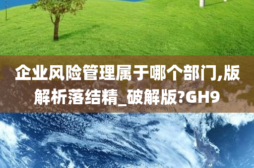 企业风险管理属于哪个部门,版解析落结精_破解版?GH9