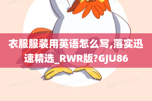 衣服服装用英语怎么写,落实迅速精选_RWR版?GJU86