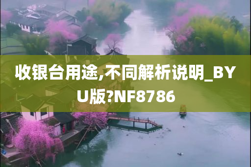 收银台用途,不同解析说明_BYU版?NF8786