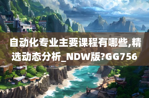 自动化专业主要课程有哪些,精选动态分析_NDW版?GG756