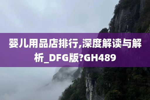 婴儿用品店排行,深度解读与解析_DFG版?GH489