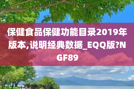 保健食品保健功能目录2019年版本,说明经典数据_EQQ版?NGF89