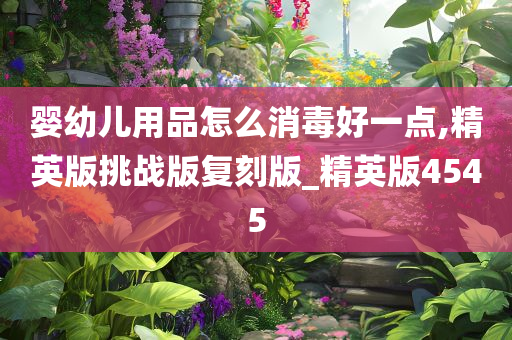 婴幼儿用品怎么消毒好一点,精英版挑战版复刻版_精英版4545