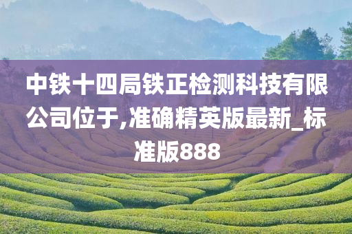 中铁十四局铁正检测科技有限公司位于,准确精英版最新_标准版888