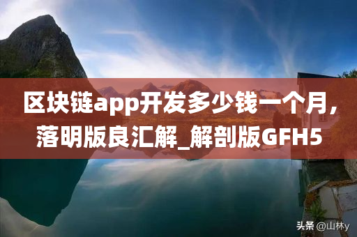 区块链app开发多少钱一个月,落明版良汇解_解剖版GFH5