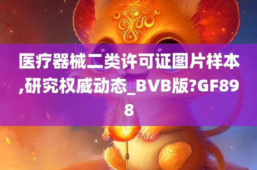 医疗器械二类许可证图片样本,研究权威动态_BVB版?GF898