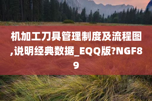 机加工刀具管理制度及流程图,说明经典数据_EQQ版?NGF89