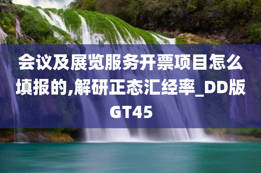 会议及展览服务开票项目怎么填报的,解研正态汇经率_DD版GT45