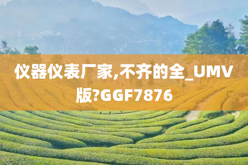 仪器仪表厂家,不齐的全_UMV版?GGF7876