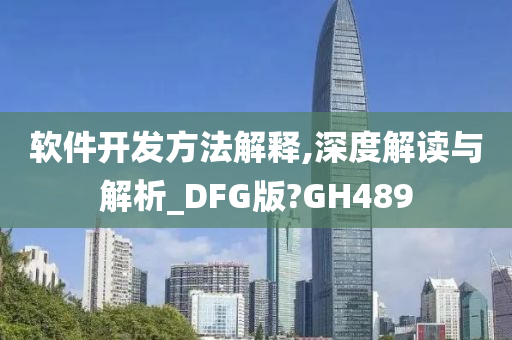 软件开发方法解释,深度解读与解析_DFG版?GH489