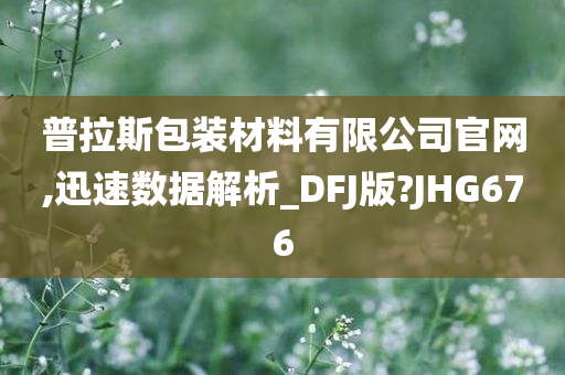 普拉斯包装材料有限公司官网,迅速数据解析_DFJ版?JHG676