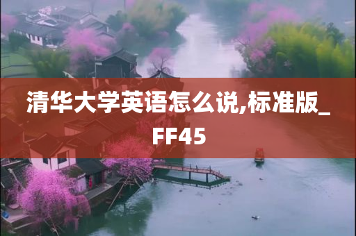 清华大学英语怎么说,标准版_FF45