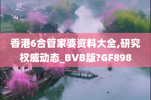 香港6合管家婆资料大全,研究权威动态_BVB版?GF898