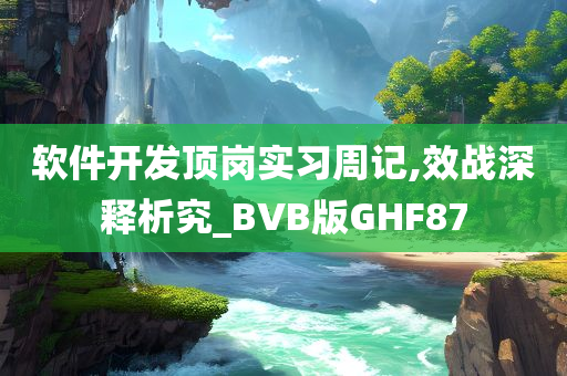 软件开发顶岗实习周记,效战深释析究_BVB版GHF87