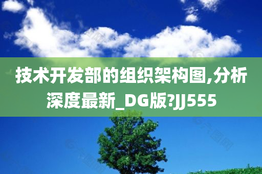 技术开发部的组织架构图,分析深度最新_DG版?JJ555