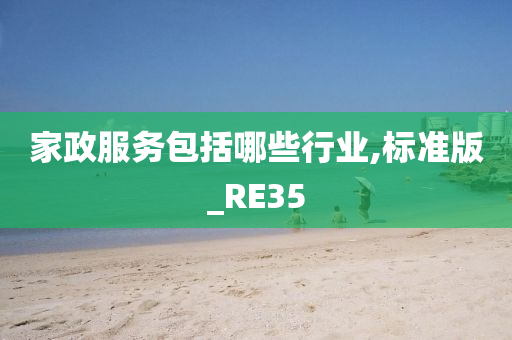 家政服务包括哪些行业,标准版_RE35