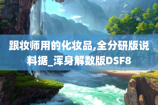 跟妆师用的化妆品,全分研版说料据_浑身解数版DSF8