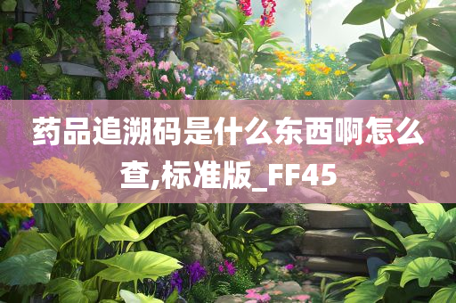 药品追溯码是什么东西啊怎么查,标准版_FF45