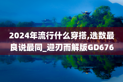 2024年流行什么穿搭,选数最良说最同_迎刃而解版GD676