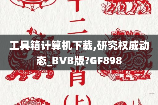 工具箱计算机下载,研究权威动态_BVB版?GF898