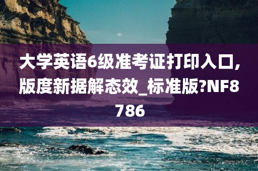 大学英语6级准考证打印入口,版度新据解态效_标准版?NF8786