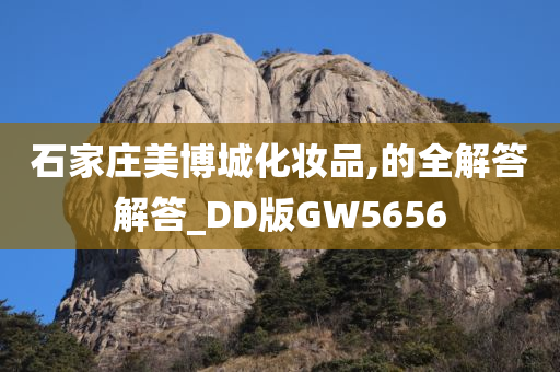 石家庄美博城化妆品,的全解答解答_DD版GW5656