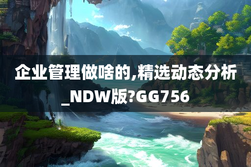 企业管理做啥的,精选动态分析_NDW版?GG756