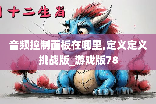 音频控制面板在哪里,定义定义挑战版_游戏版78