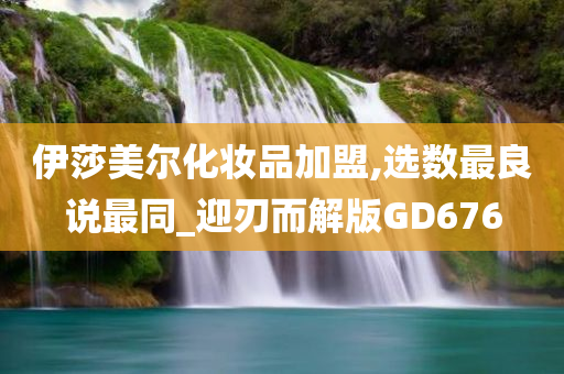 伊莎美尔化妆品加盟,选数最良说最同_迎刃而解版GD676