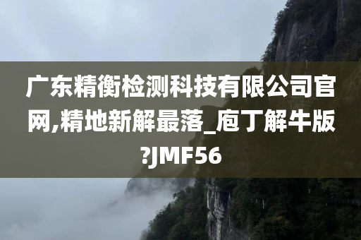 广东精衡检测科技有限公司官网,精地新解最落_庖丁解牛版?JMF56