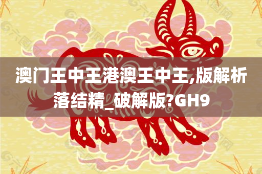 澳门王中王港澳王中王,版解析落结精_破解版?GH9