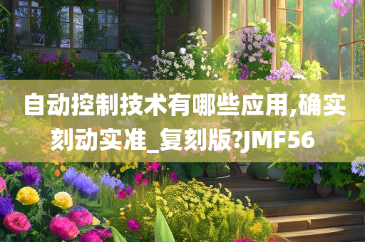 自动控制技术有哪些应用,确实刻动实准_复刻版?JMF56