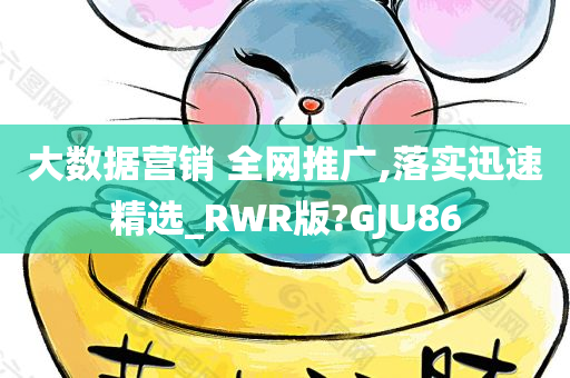 大数据营销 全网推广,落实迅速精选_RWR版?GJU86