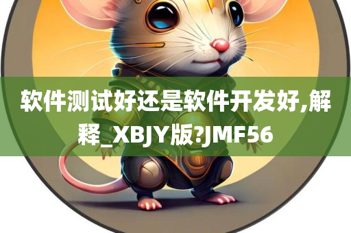 软件测试好还是软件开发好,解释_XBJY版?JMF56