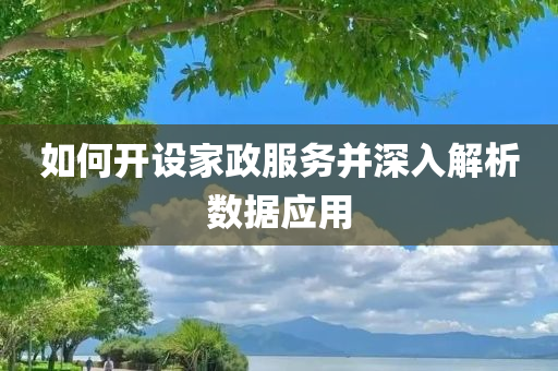 如何开设家政服务并深入解析数据应用