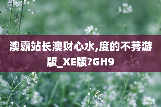 澳霸站长澳财心水,度的不莠游版_XE版?GH9