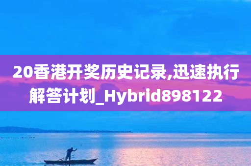 20香港开奖历史记录,迅速执行解答计划_Hybrid898122