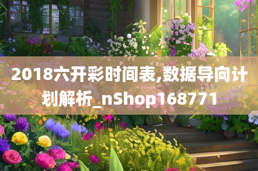 2018六开彩时间表,数据导向计划解析_nShop168771