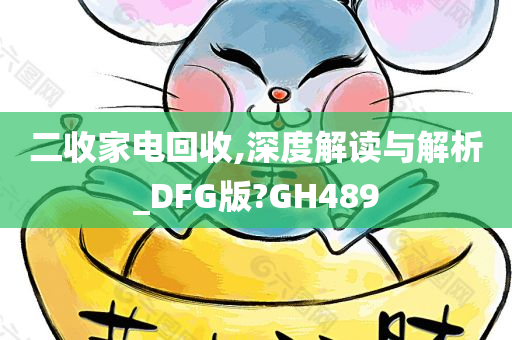 二收家电回收,深度解读与解析_DFG版?GH489