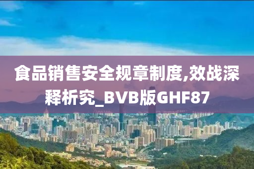 食品销售安全规章制度,效战深释析究_BVB版GHF87